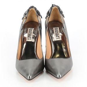 Badgley  Mischka green metallic Pump